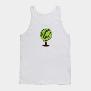 The world is just a watermelon shaped spinny thing Tank Top